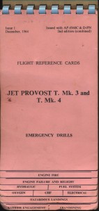 Jet Provost Mk3 XM 416 in the log book